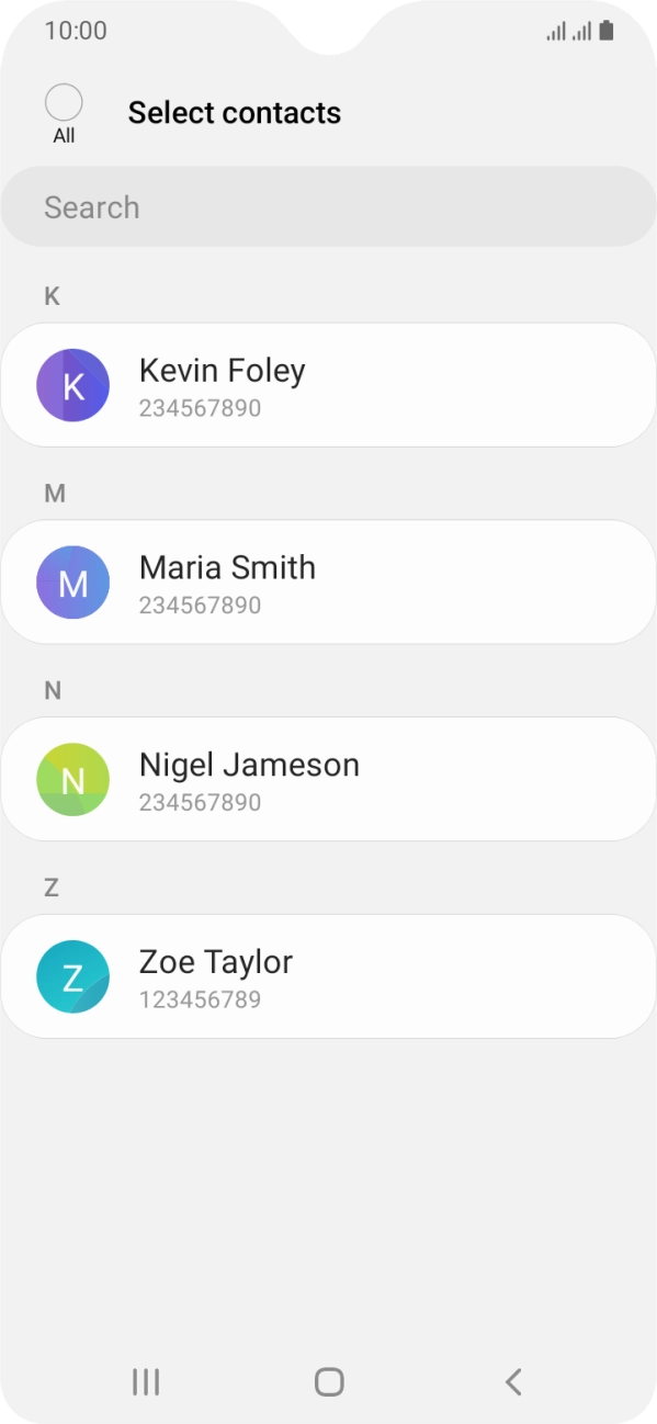 Press the field above 'All'.