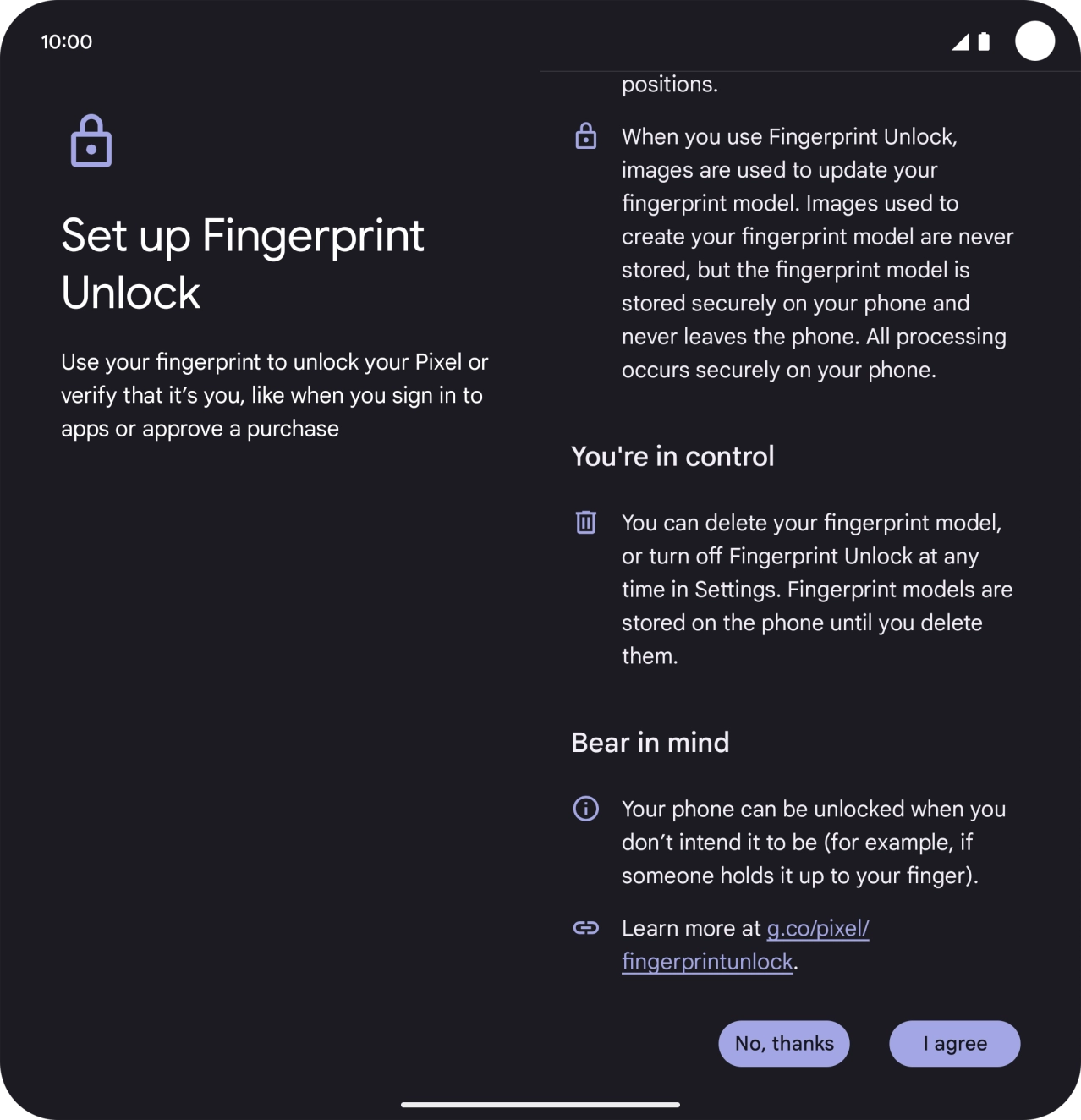 Press I agree. Press I agree.