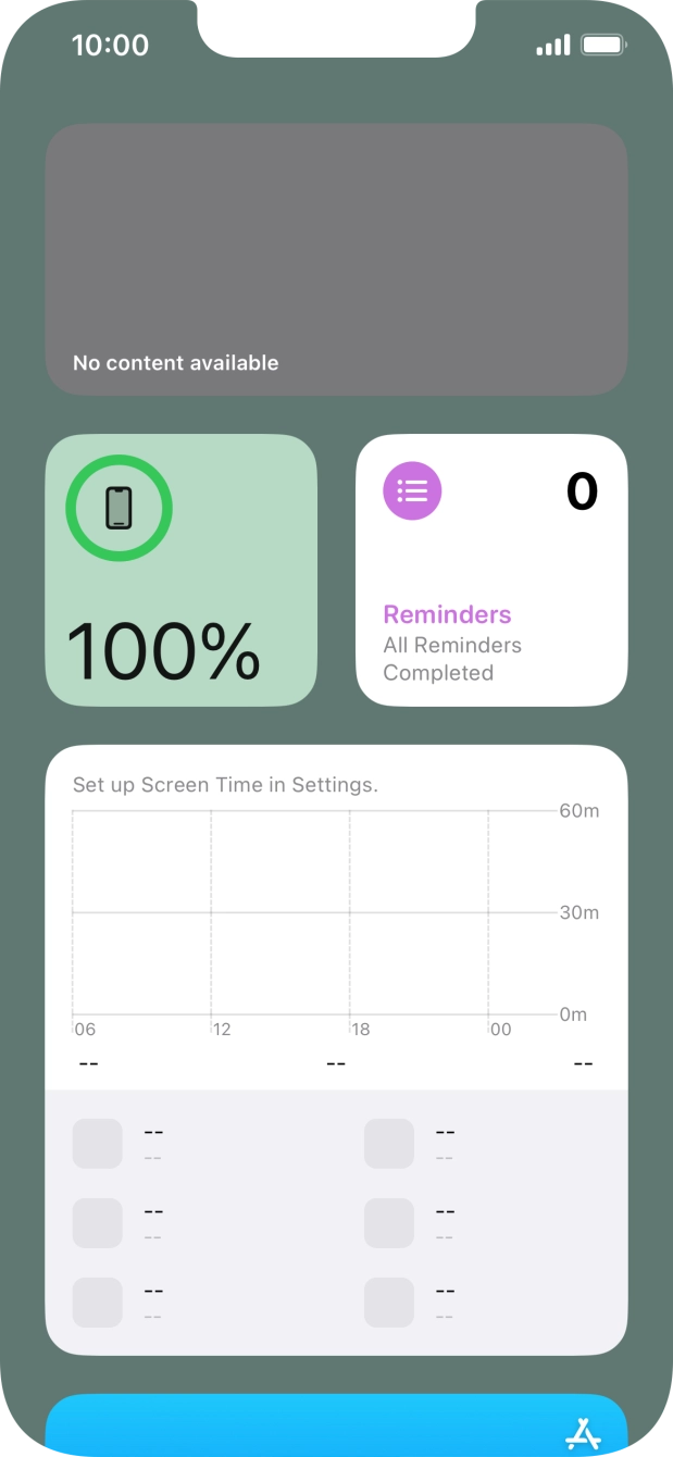 Slide your finger upwards on the screen. Slide your finger upwards on the screen.