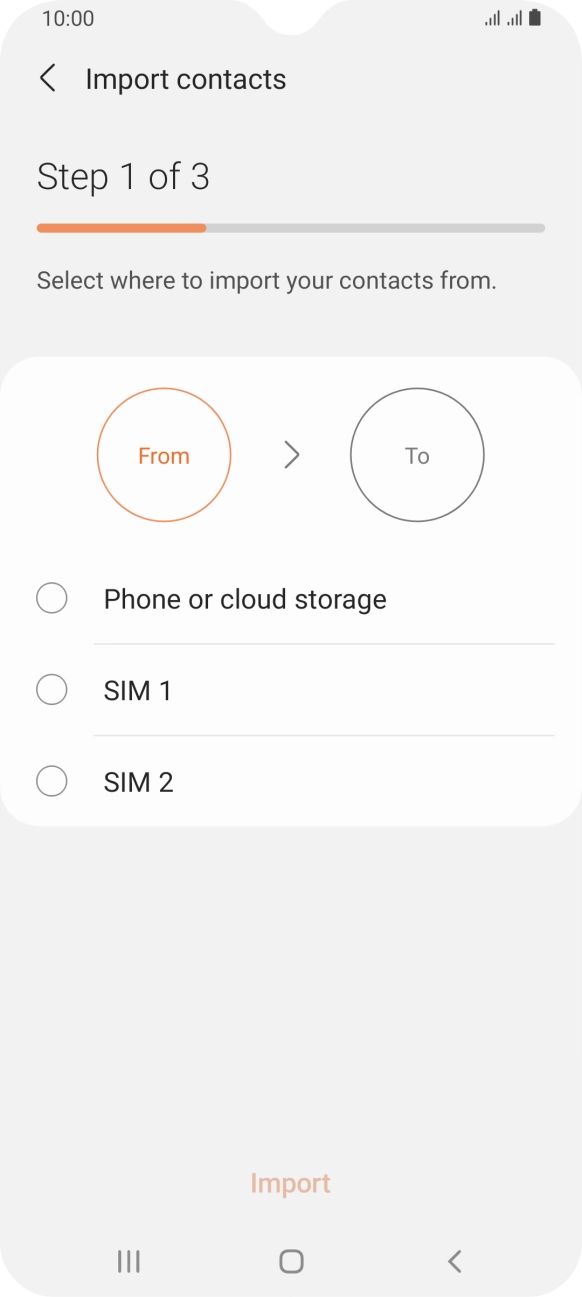 Press the name of the SIM.