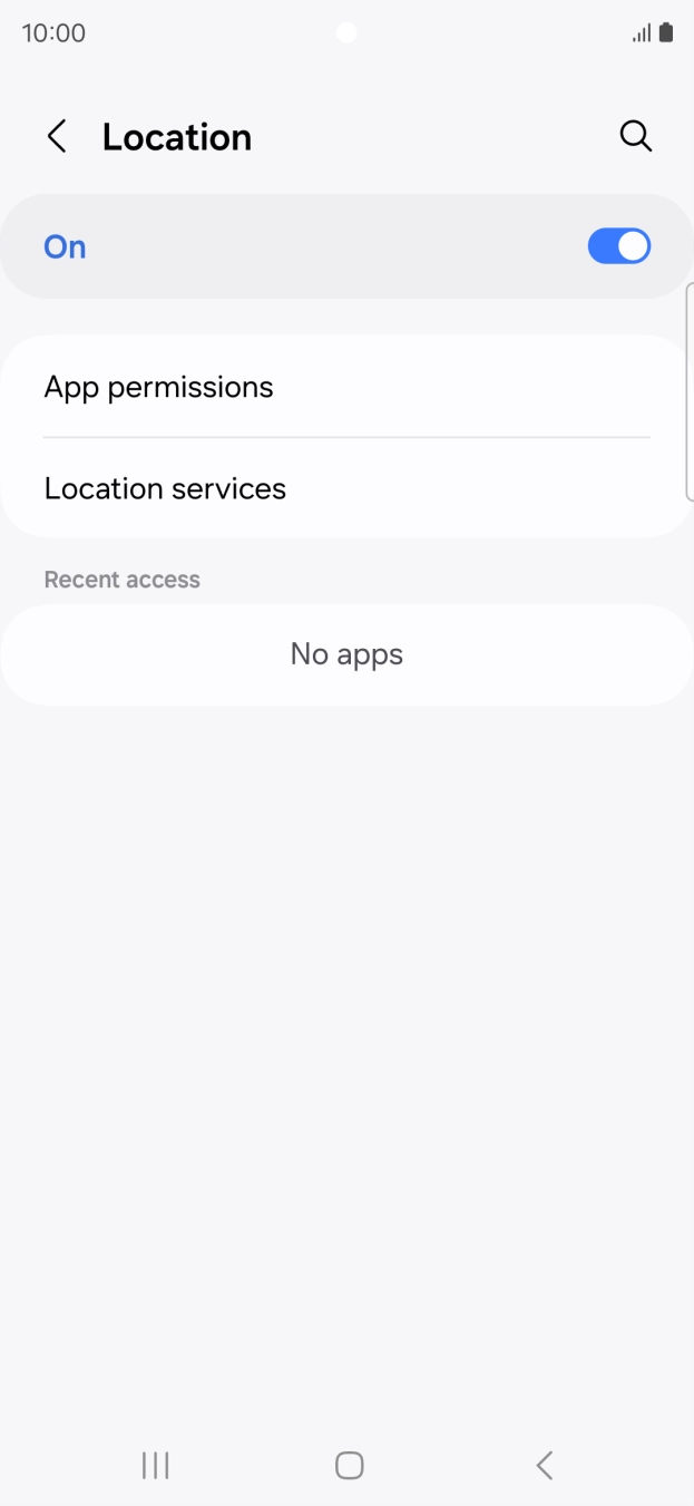 Press App permissions. Press App permissions.