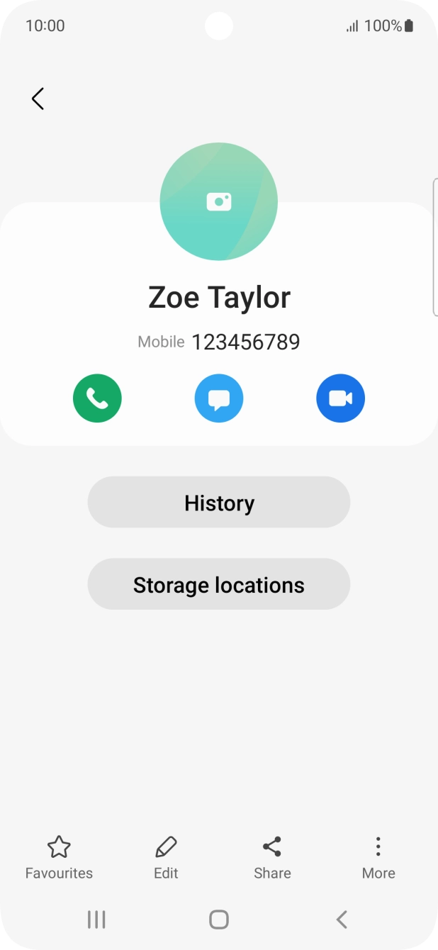 Press the Home key to return to the home screen.