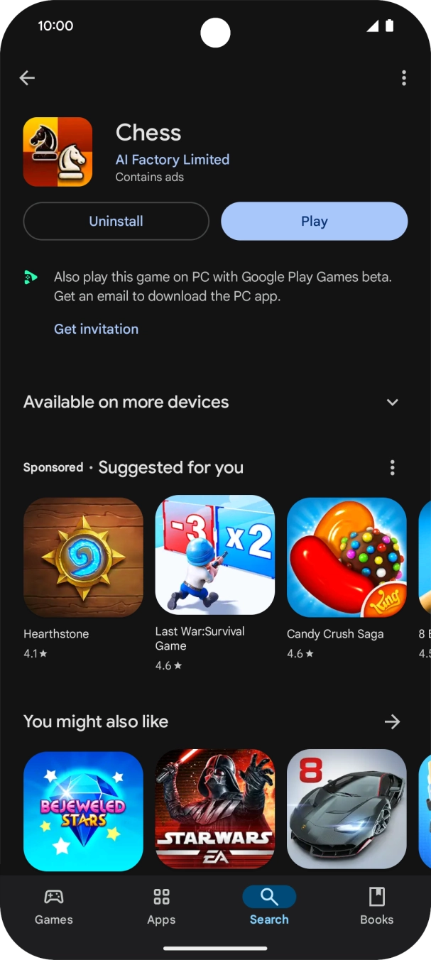 Slide your finger upwards starting from the bottom of the screen to return to the home screen.