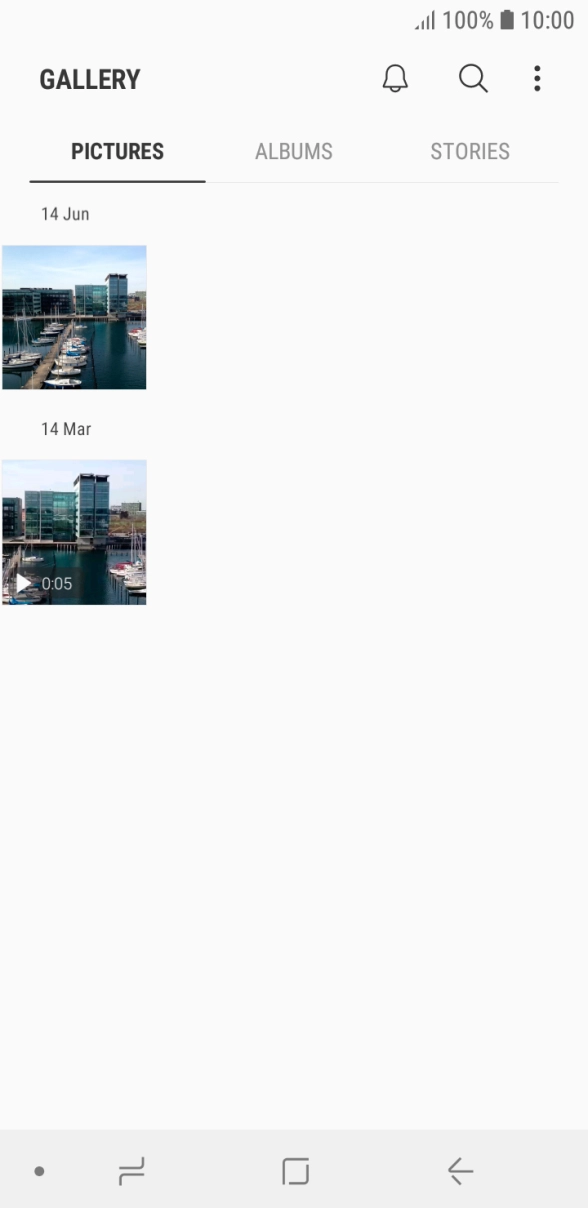Press ALBUMS and go to the required folder. Press ALBUMS and go to the required folder.