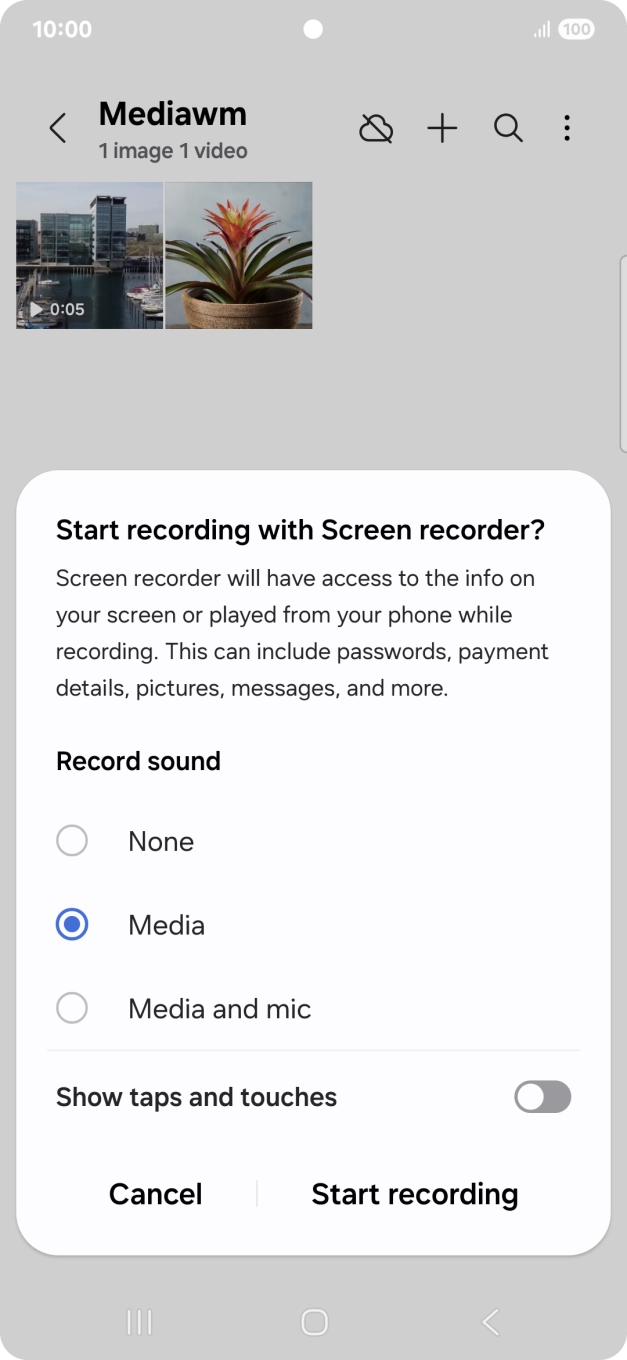 Follow the instructions on the screen to select the required settings.