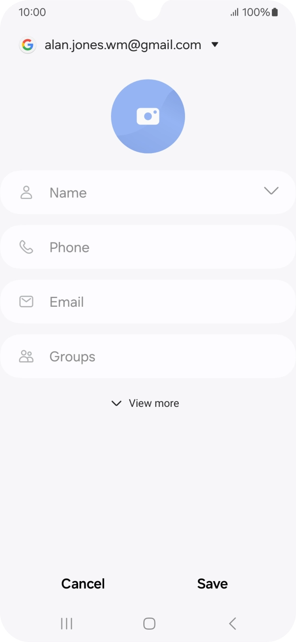 Press Name and key in the required name. Press Name and key in the required name.