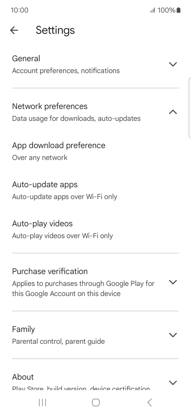 Press Auto-update apps. Press Auto-update apps.