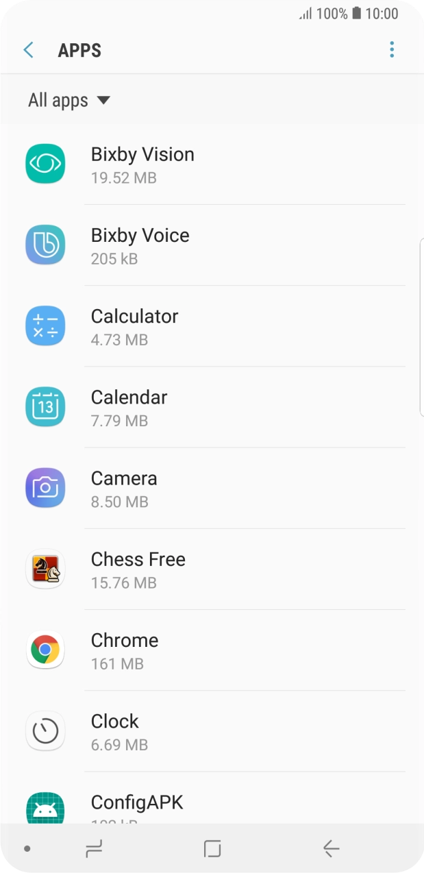 Press the Home key to return to the home screen.