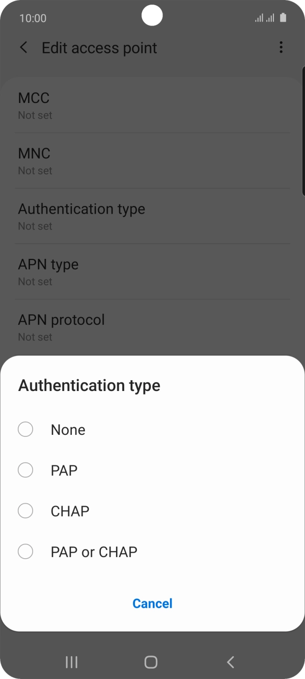 Press PAP. Press PAP.