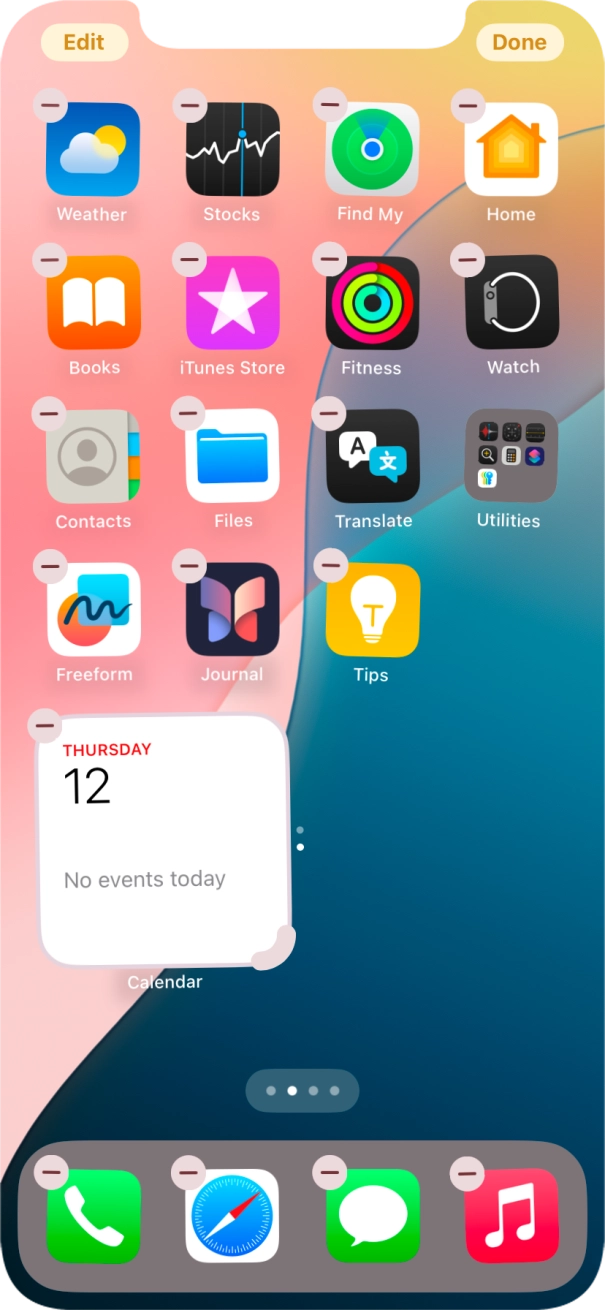 Press Done. Press Done.