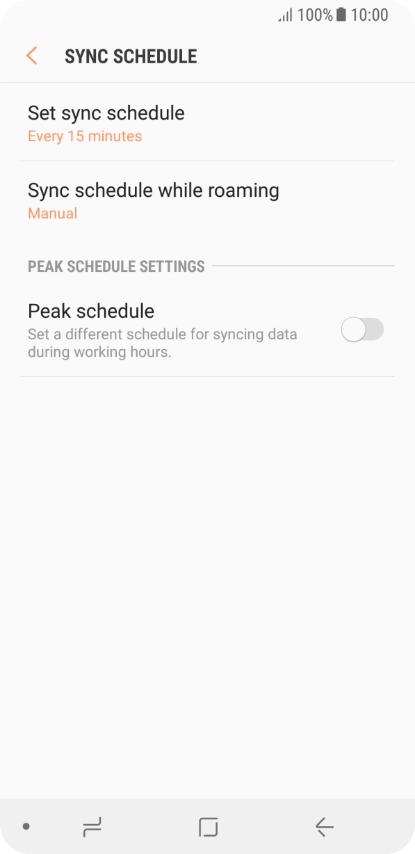 Press the Home key to return to the home screen.
