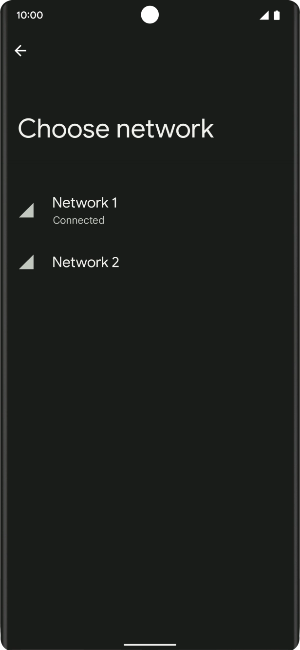 Press arrow left. Press arrow left.