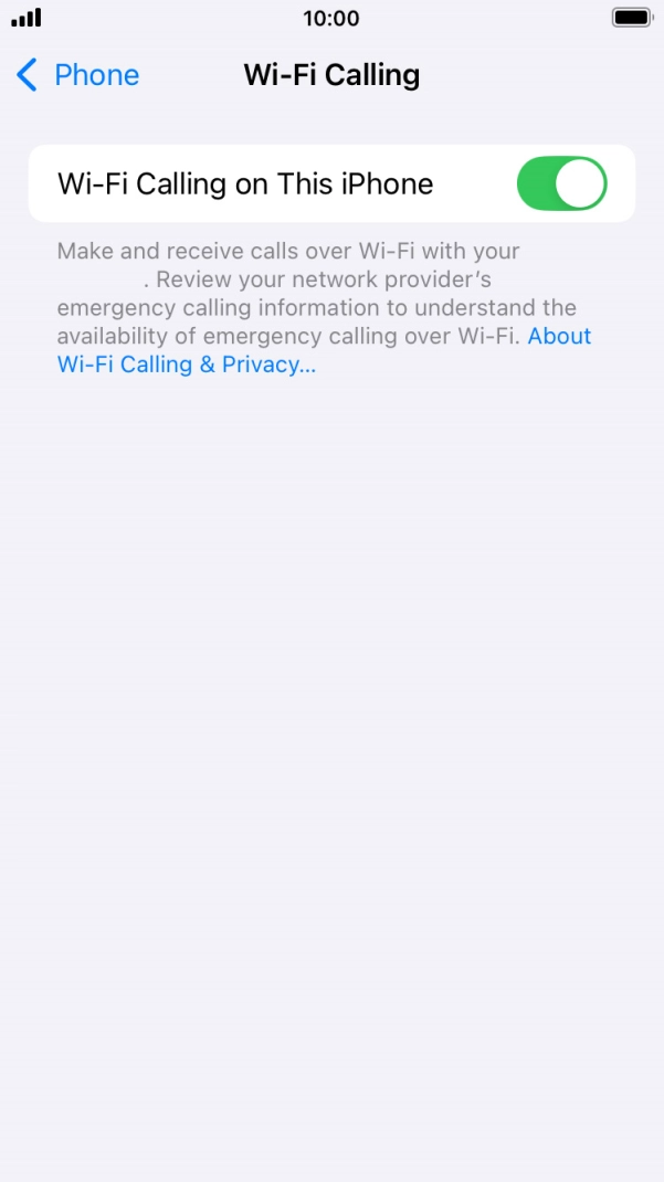 Press the Home key to return to the home screen.