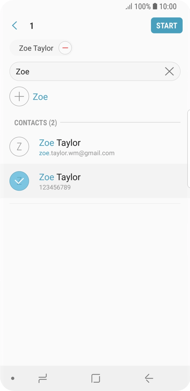 Press START. Press START.