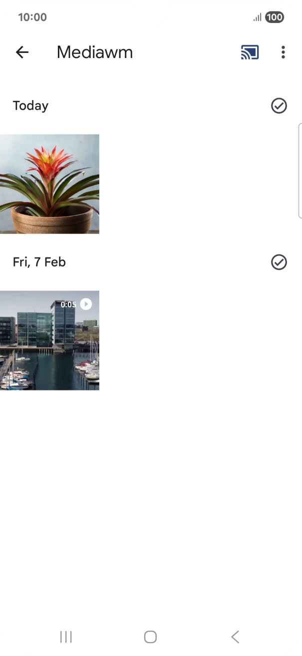 The media content from your phone will now play on the selected device. You can use your phone to control the playback of the media content on the other device.