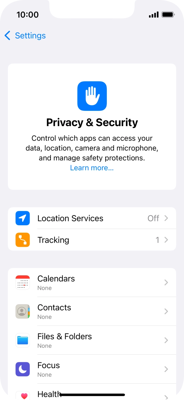 Press Location Services. Press Location Services.