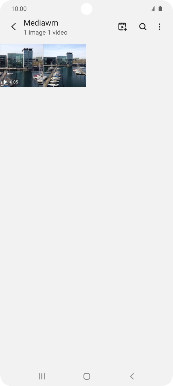 Press and hold any picture or video clip.