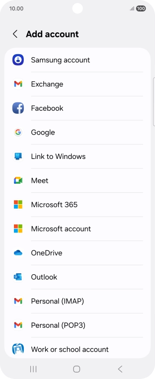Press Google.