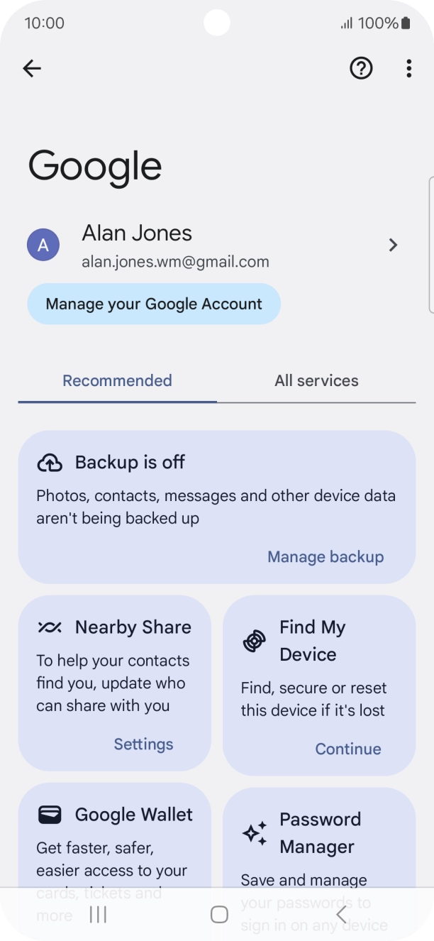 Press Find My Device. Press Find My Device.