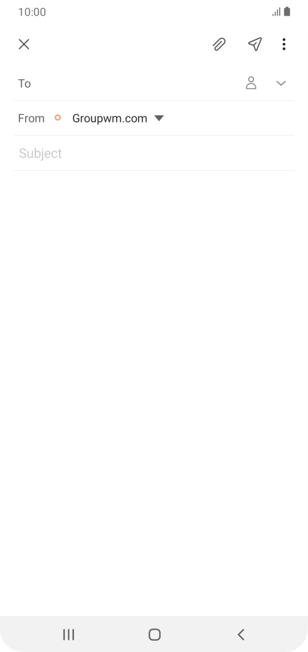 Press To and key in the first letters of the recipient's name. Press To and key in the first letters of the recipient's name.
