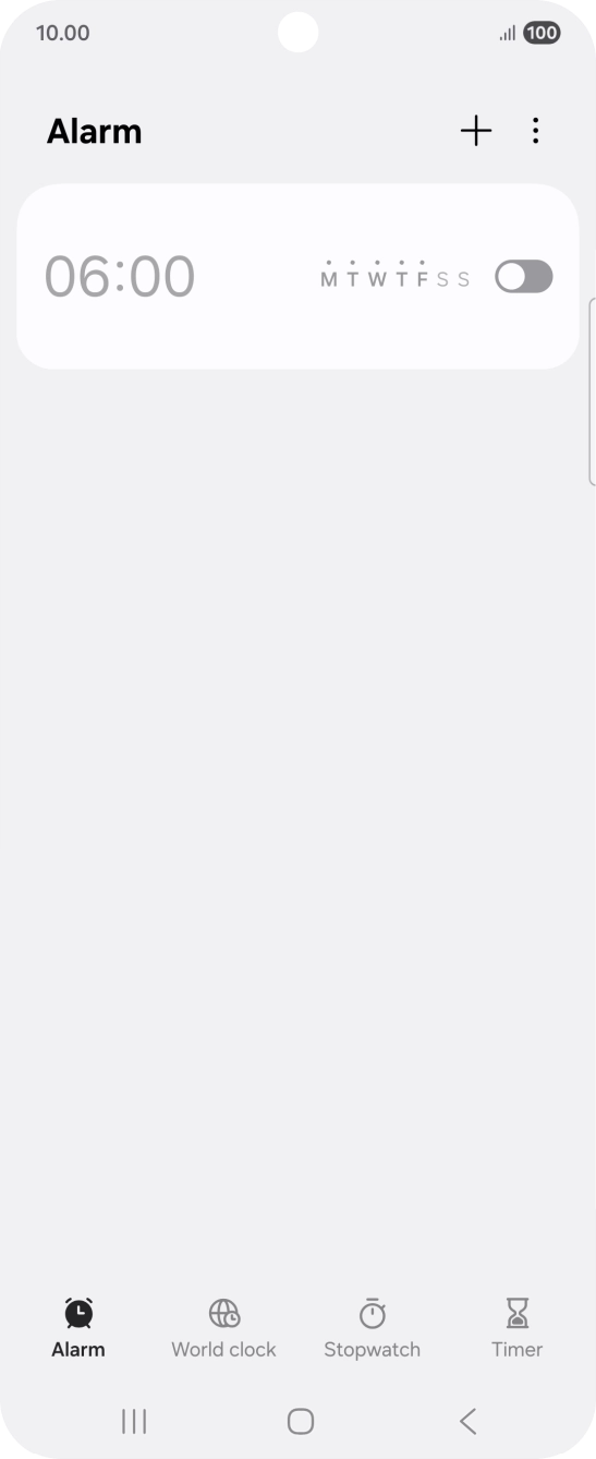 Press the Home key to return to the home screen.