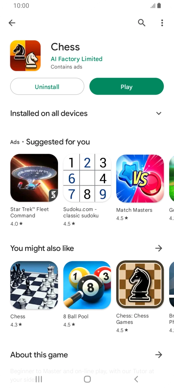 Press the Home key to return to the home screen.