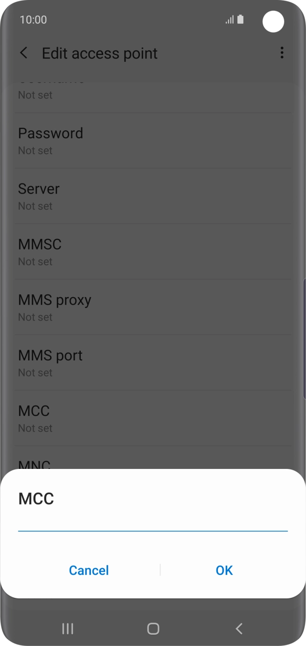 Key in 234 and press OK. Key in 234 and press OK.