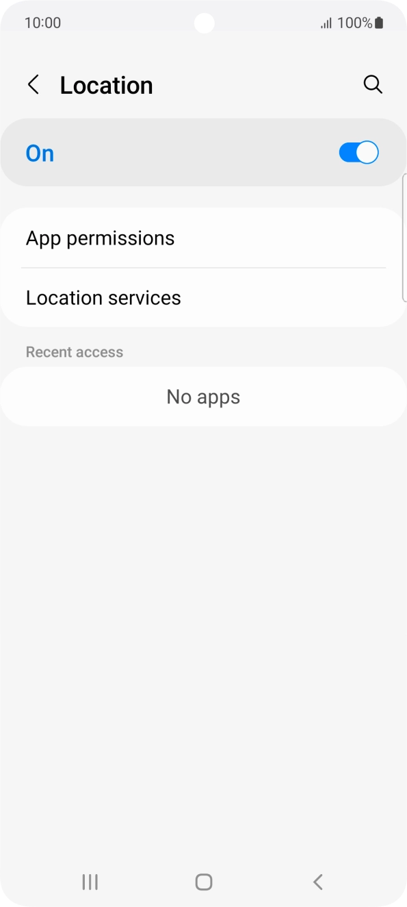Press App permissions. Press App permissions.