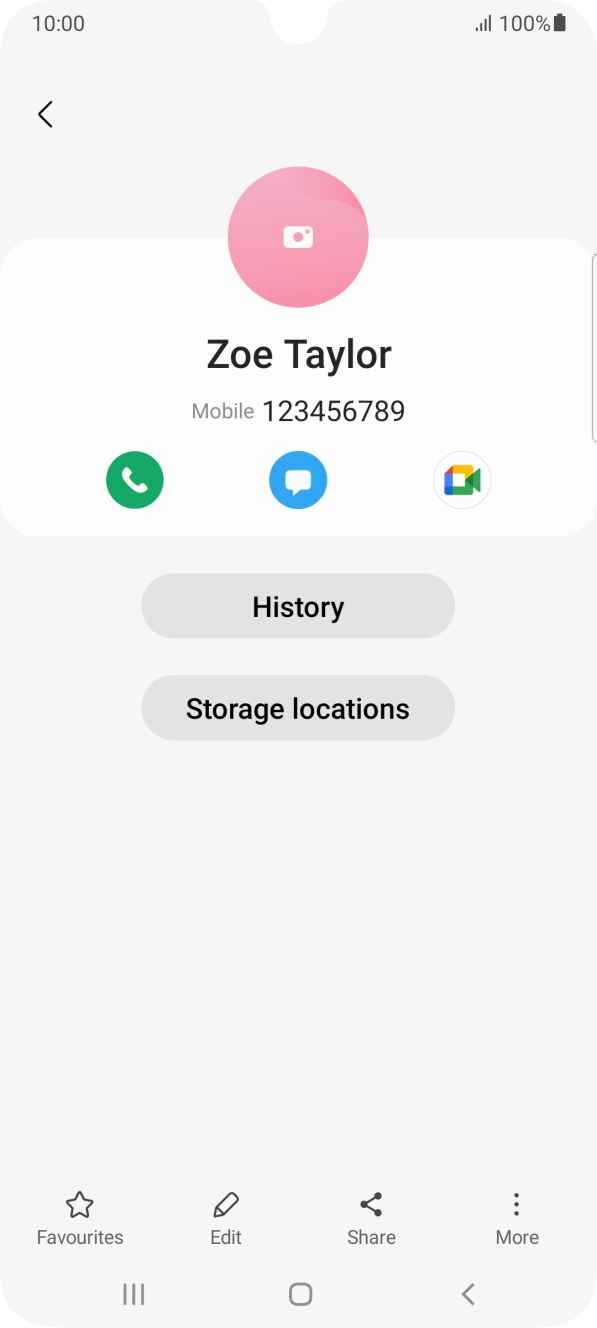 Press the Home key to return to the home screen.