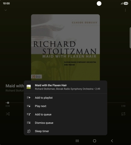 Press the add icon.