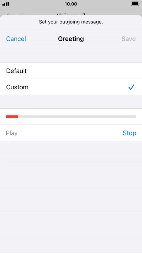 Press Stop to stop recording. Press Stop to stop recording.