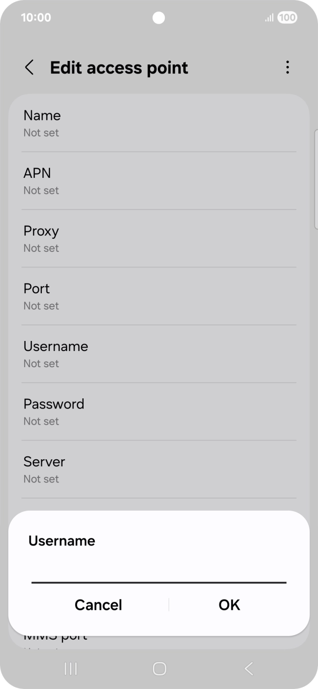 Key in o2 and press OK.