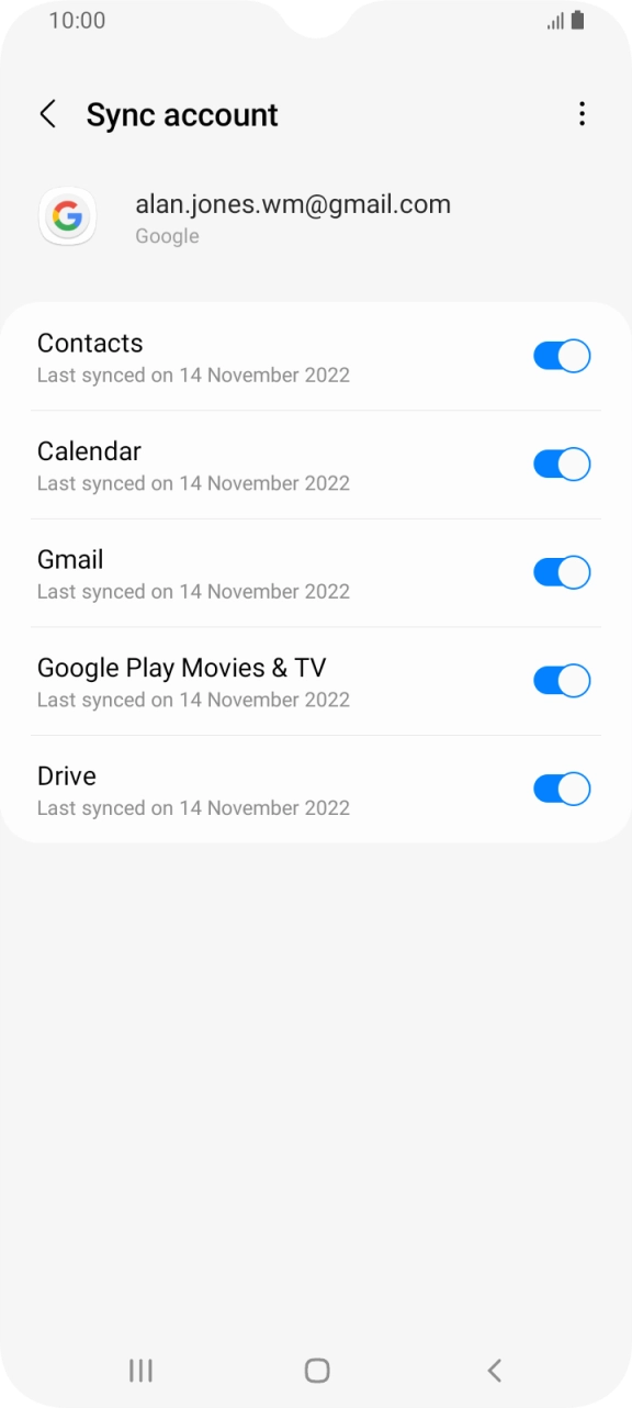 Press the Home key to return to the home screen.