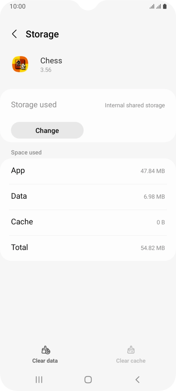 Press the Home key to return to the home screen.