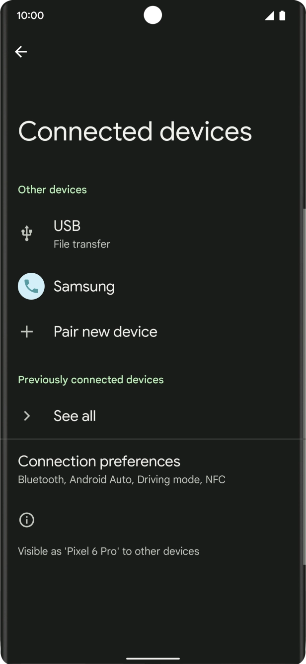 Slide your finger upwards starting from the bottom of the screen to return to the home screen.