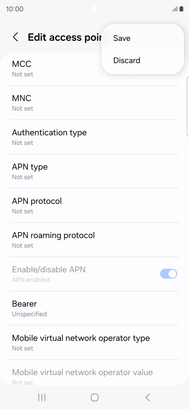 Press Save. Press Save.