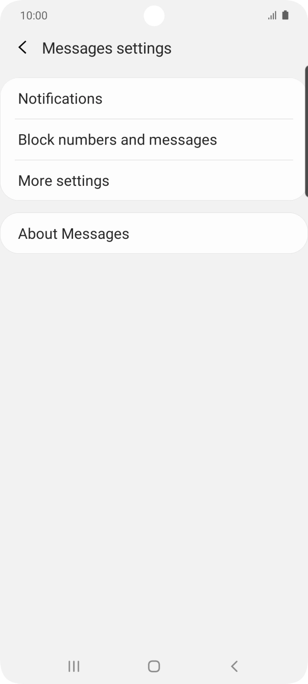 Press More settings.