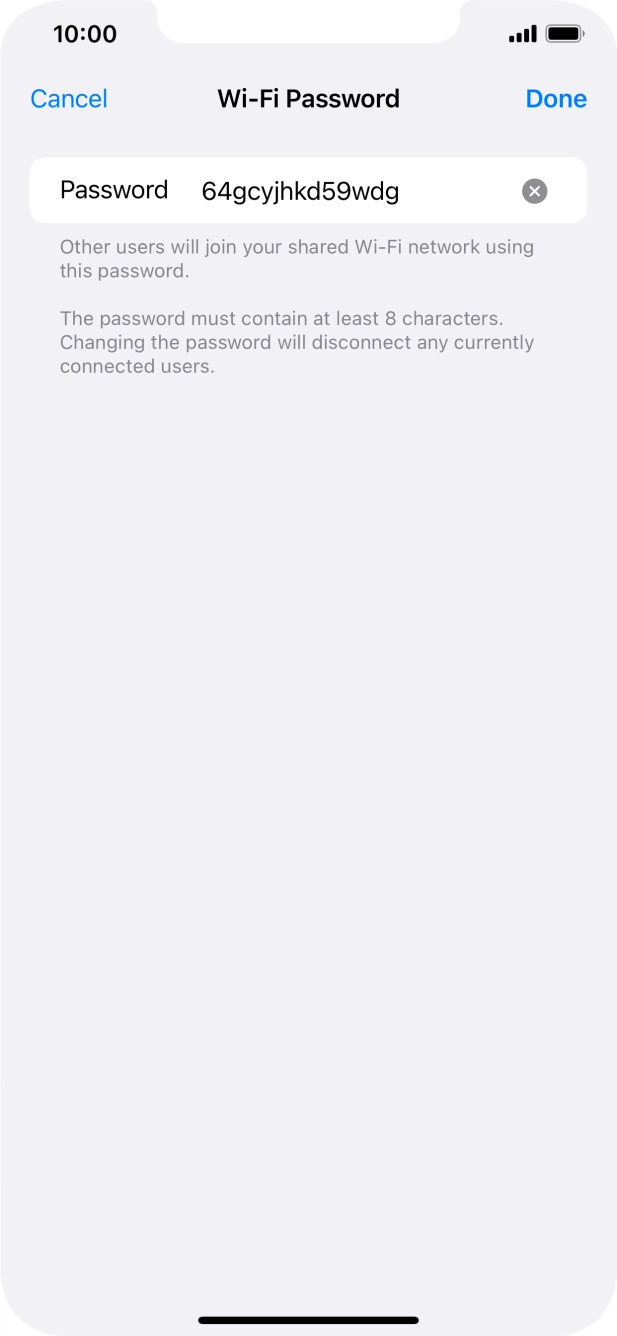 Press Done. Press Done.