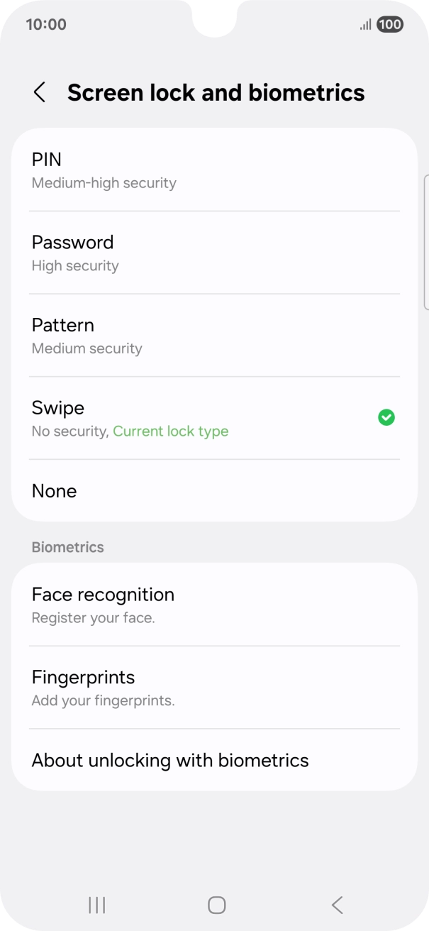 Press Fingerprints. Press Fingerprints.