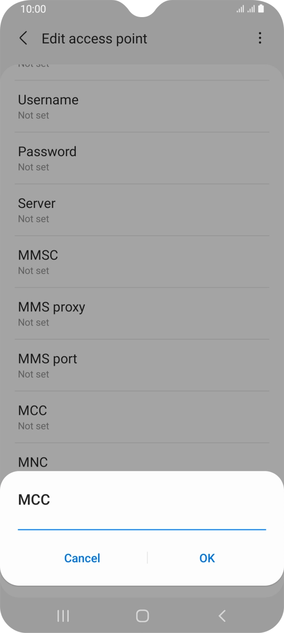 Key in 234 and press OK. Key in 234 and press OK.