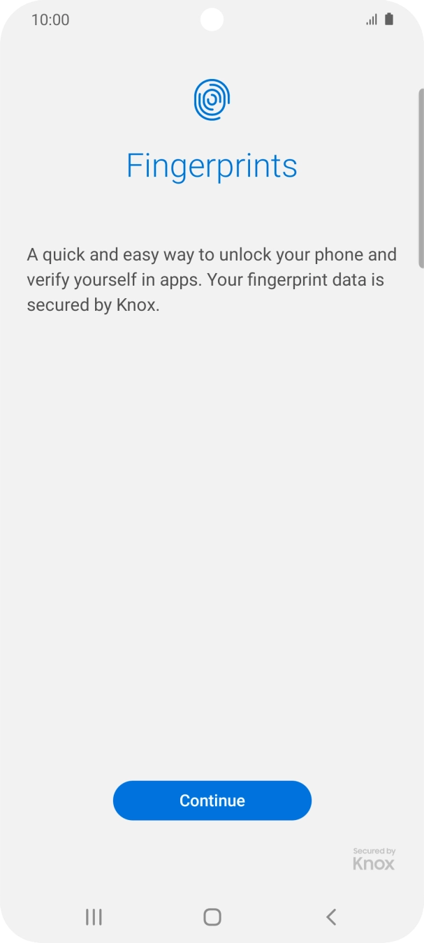 Press Continue. Press Continue.