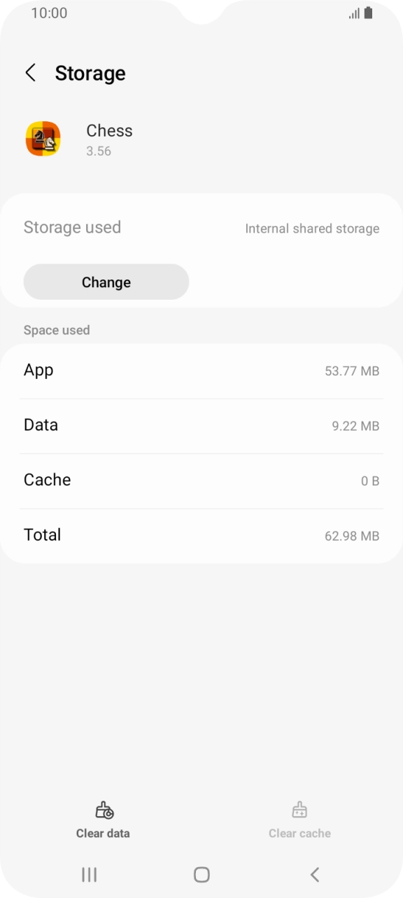 Press the Home key to return to the home screen.