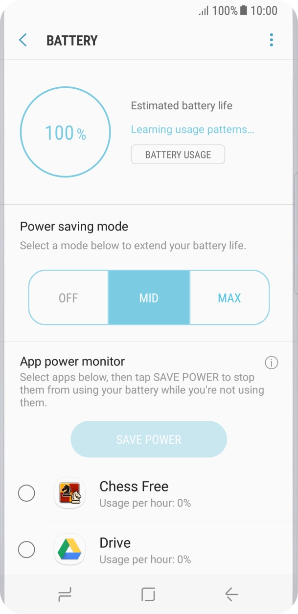 Press the Home key to return to the home screen.