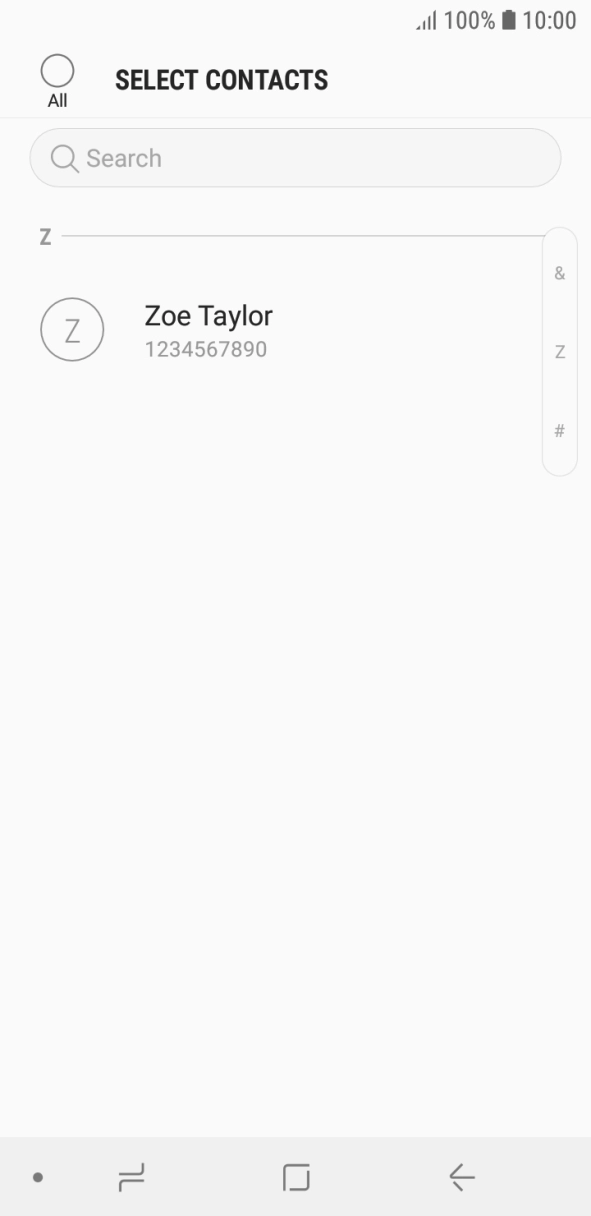 Press the field above 'All'.