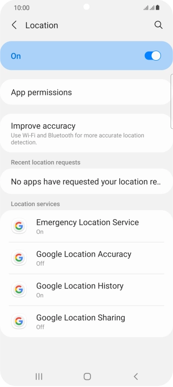 Press App permissions. Press App permissions.