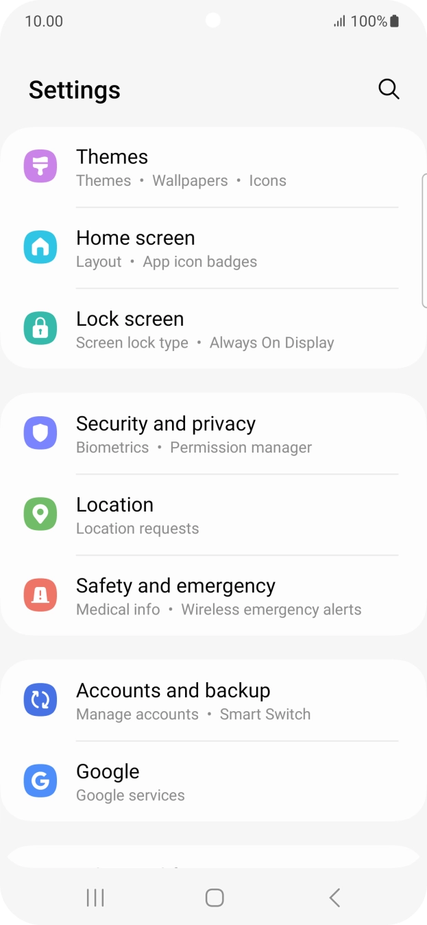 Press Accounts and backup.