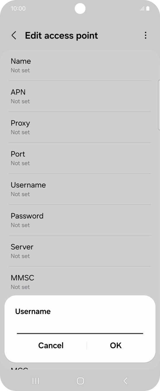 Key in o2 and press OK.