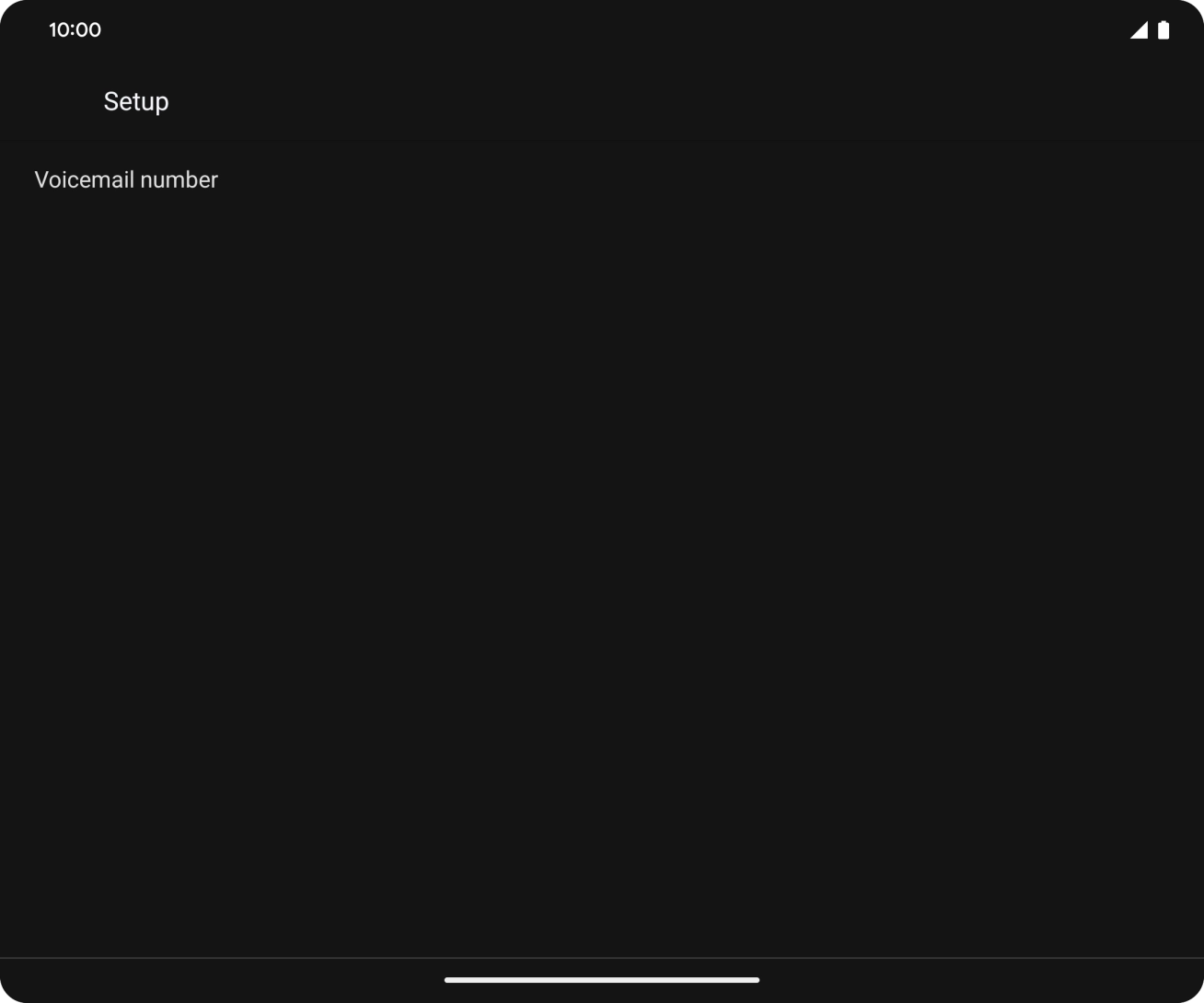 Press Voicemail number. Press Voicemail number.
