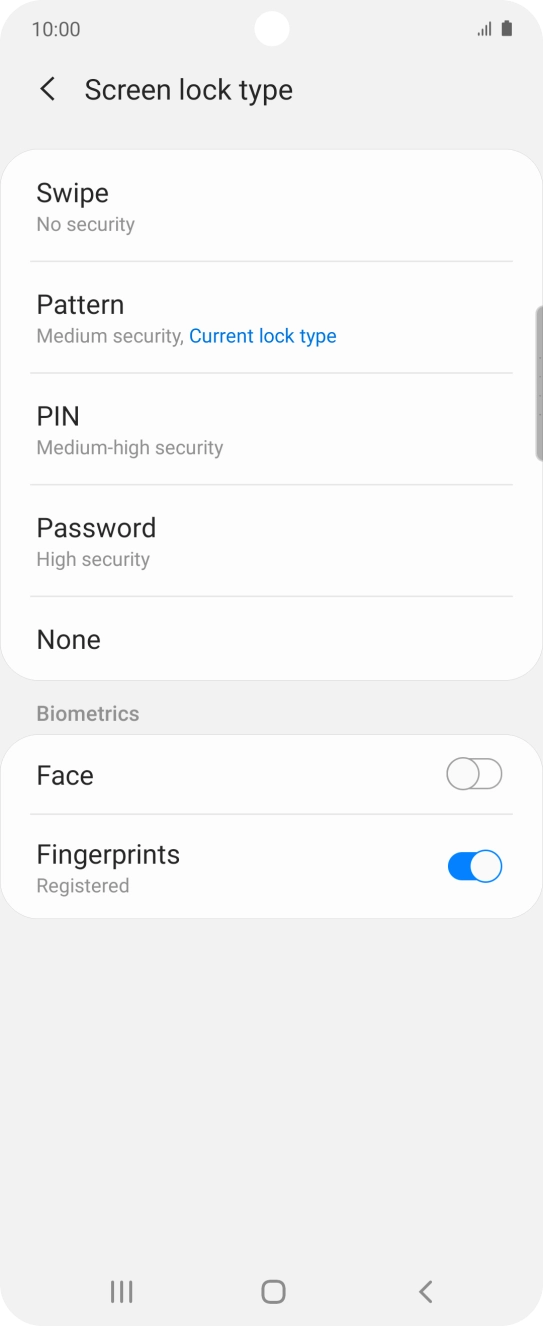 Press None. Press None.