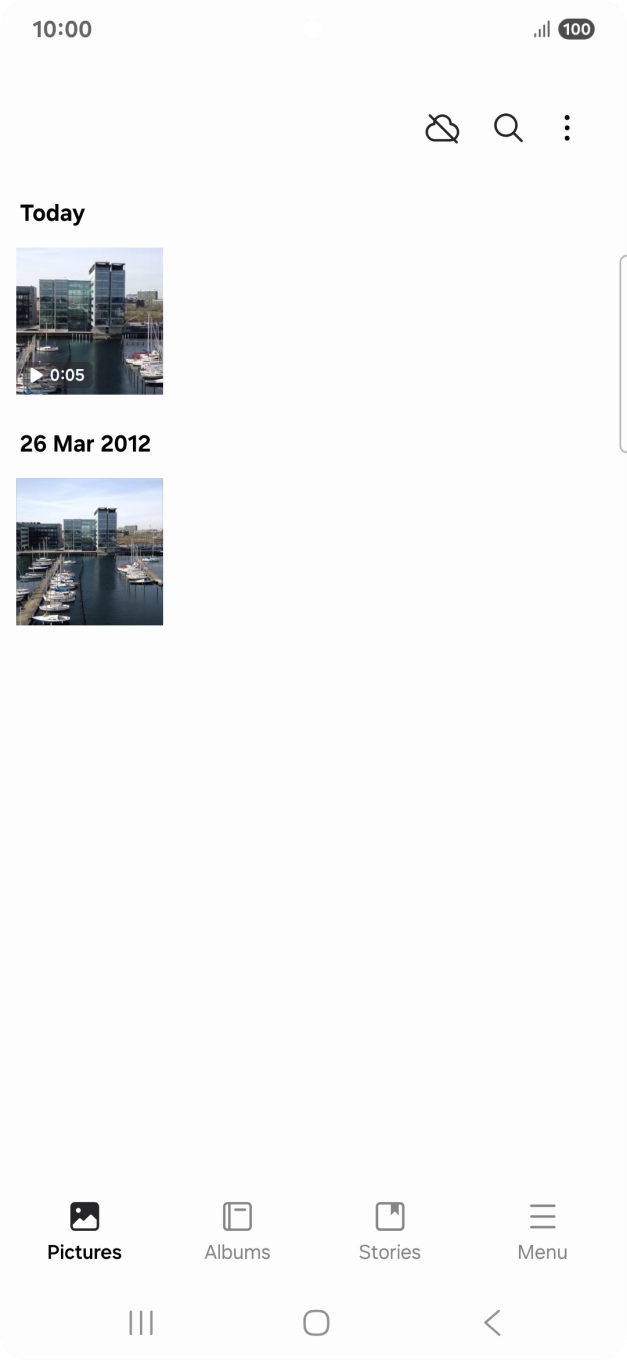 Press the Home key to return to the home screen.